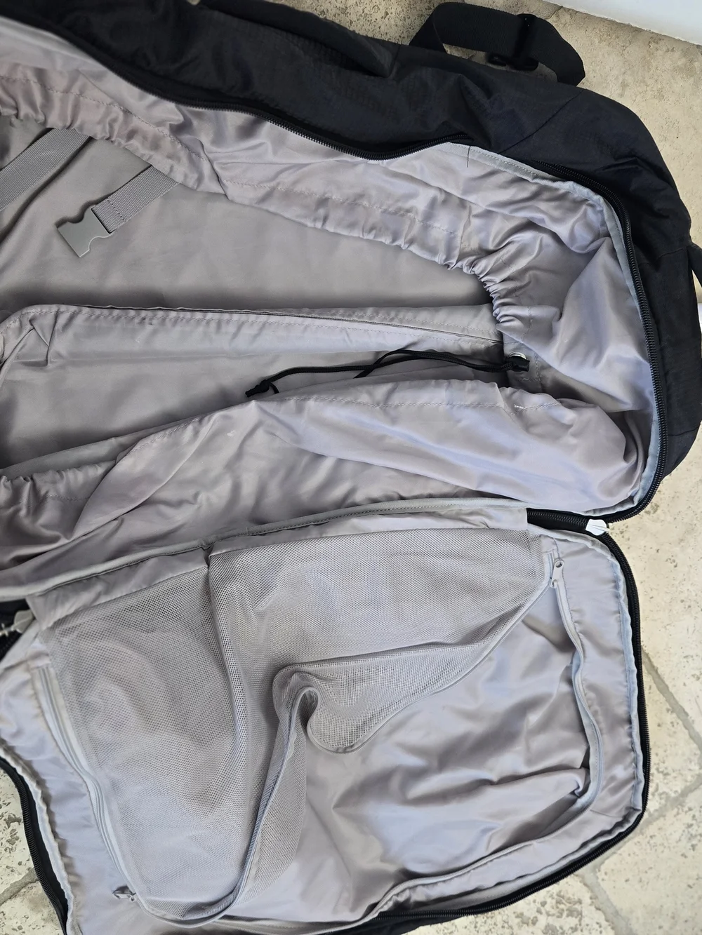 Black Rolling Backpack - Travel Carry-On